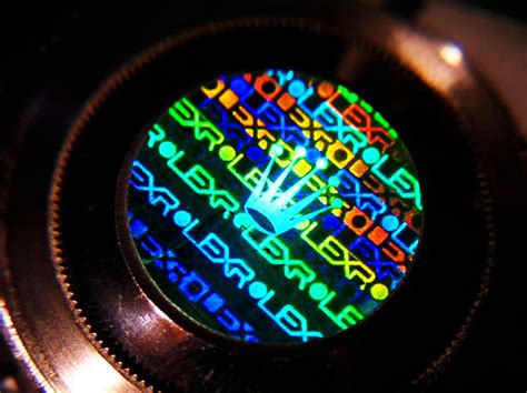 rolex hologram